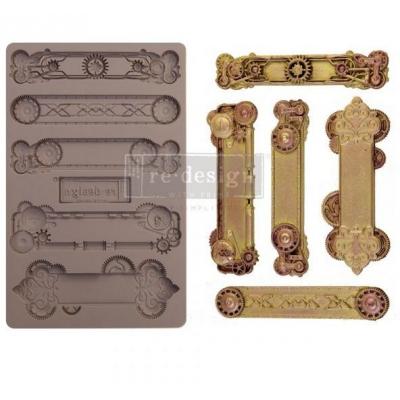 Prima Marketing Re-Design Mould - Steampunk Plates